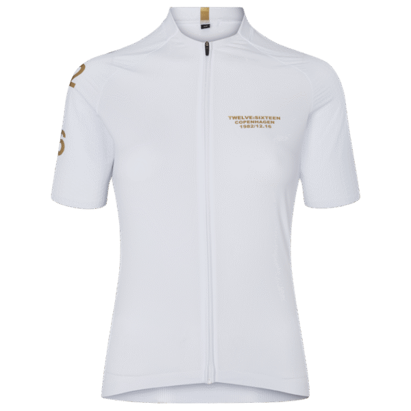 Twelve Sixteen Women's Sky Pro Jersey White/Gold, Størrelse: 2XL