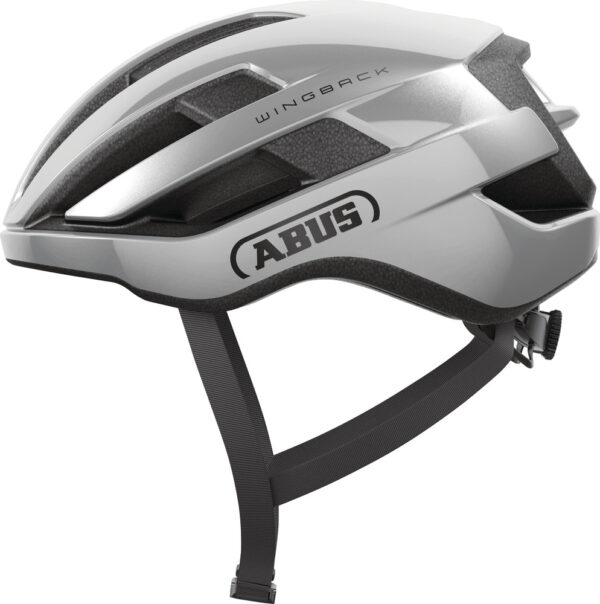ABUS WingBack Cykelhjelm Gleam Silver