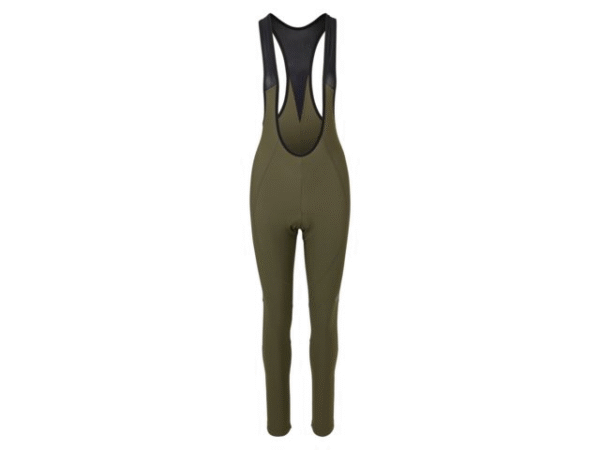 AGU Essential bibtights med pude Army Green dame