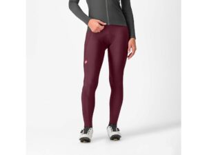 Castelli Espresso DT bibtights med seler dark deep bordeaux dame