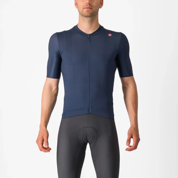 Castelli Espresso Jersey i Belgian Blue/Silver Moon