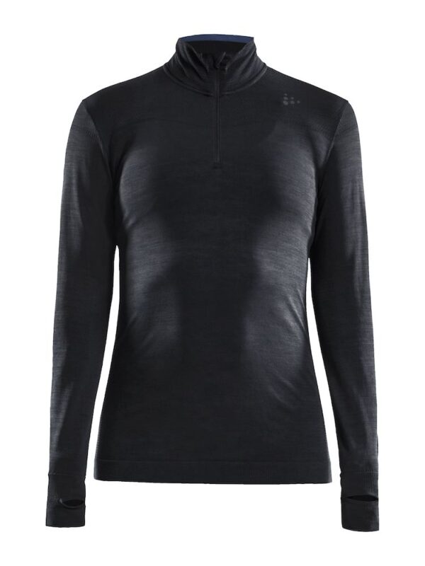 Craft Fuseknit Comfort Zip sort til kvinder
