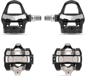 Garmin Rally RK/XC210 Wattmåler Pedaler bundle m. 2 sensorer - LOOK Keo / Shimano SPD