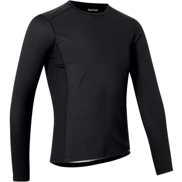 GripGrab Vindafvisende langærmet baselayer sort