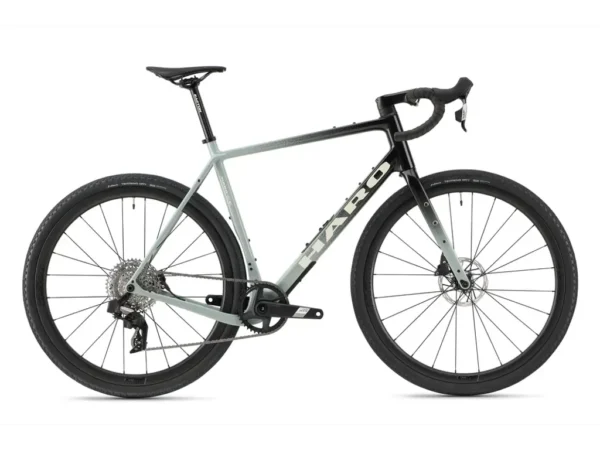 Haro Buzzard Carbon 2 Gravelcykel Semi-Gloss Slate Blue Black Fade / White