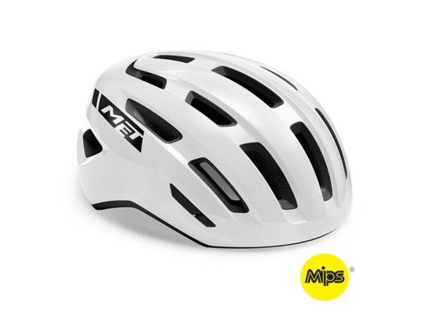MET Miles MIPS cykelhjelm White Glossy