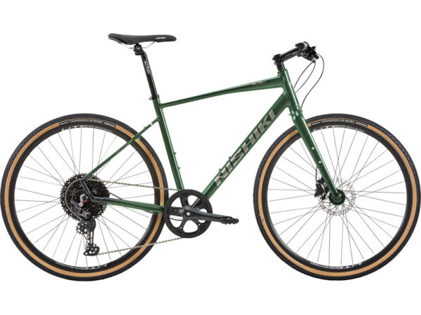 Nishiki Rush Citybike 12 gear Shimano Deore skivebremser grøn