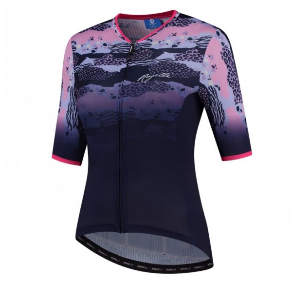 Rogelli Animal Jersey til Kvinder - Blå/Pink