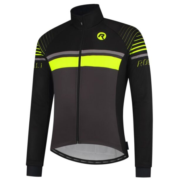 Rogelli Hero Cykeljakke - Sort / Neon