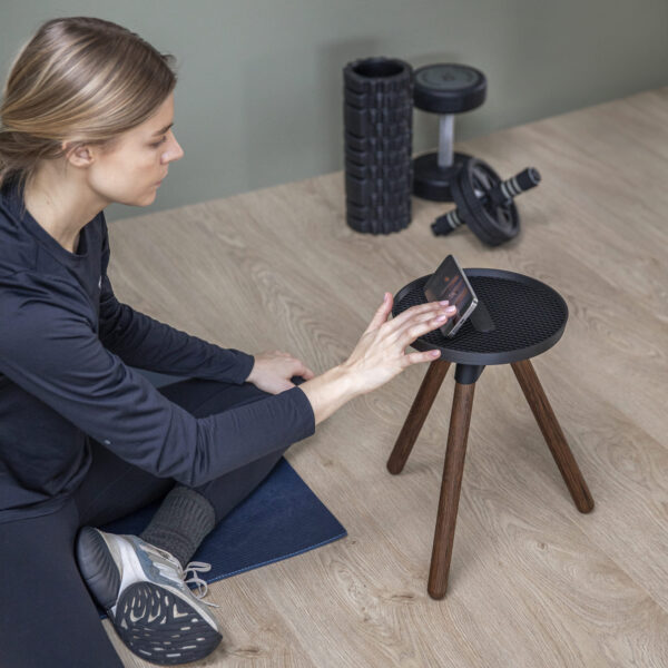 Tons Core Table til smartphone og flaske matsort