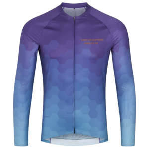 Twelve Sixteen Men's Sky Long Jersey Multi Blue, Størrelse: M
