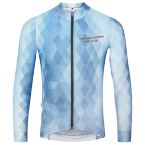 Twelve Sixteen Men's Sky Long Jersey Sky Light Blue, Størrelse: S