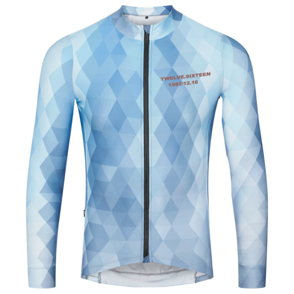 Twelve Sixteen Men's Sky Long Jersey Sky Light Blue, Størrelse: S