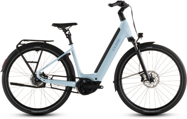 Cube SUPREME RT HYBRID DELUXE EX 600 Remtræk Fodbremse Blå-50 cm
