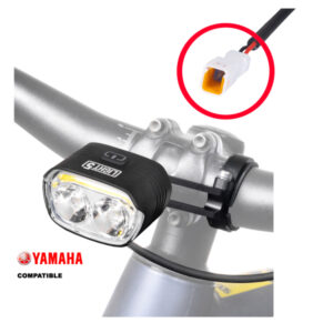 Cykellygte til elcykel Light5 EB2000 - 2000 lm / Yamaha, Kun forlygte (female)