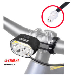 Cykellygte til elcykel Light5 EB2000 - 2000 lm / Yamaha, Kun forlygte (male)