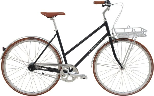 Raleigh Yate Cargo Dame 7g fodbr. blank sort-52 cm