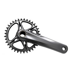 Shimano Kranksæt 12sp For Single 175mm Fc-m9125-1 W/o Cr 175mm - Kranksæt