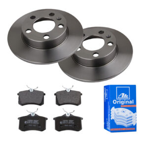 ATE Bremsesæt, skivebremser 142021648 bagaksel fuld 230mm 9mm for SKODA VAG SEAT
