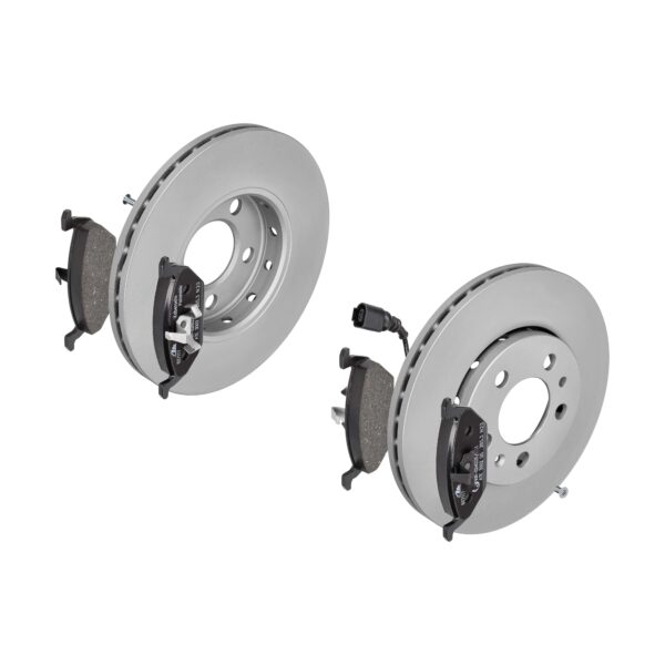 ATE Bremsesæt, skivebremser 142021656 foraksel ventileret 256mm 22mm for SEAT VAG SKODA