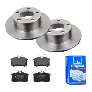 ATE Bremsesæt, skivebremser 142021668 bagaksel fuld 245mm 10mm for VAG SEAT SKODA