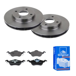 ATE Bremsesæt, skivebremser 142021670 foraksel ventileret 258mm 22mm for FORD MAZDA