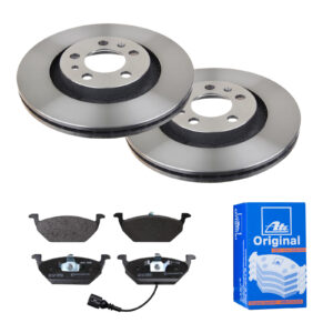 ATE Bremsesæt, skivebremser 142021673 foraksel ventileret 280mm 22mm for SKODA SEAT VAG