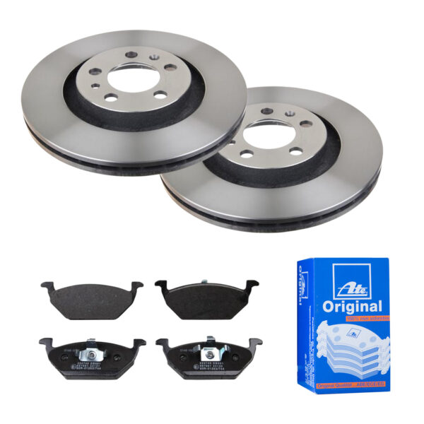 ATE Bremsesæt, skivebremser 142021674 foraksel ventileret 280mm 22mm for SEAT VAG SKODA