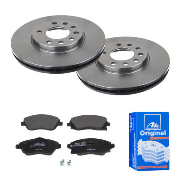 ATE Bremsesæt, skivebremser 142021685 foraksel ventileret 280mm 24mm for VAUXHALL OPEL CHEVROLET