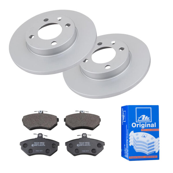 ATE Bremsesæt, skivebremser 142021718 foraksel fuld 239mm 12mm for VAG SEAT