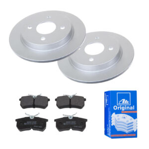 ATE Bremsesæt, skivebremser 142021723 bagaksel fuld 253mm 10mm for FORD