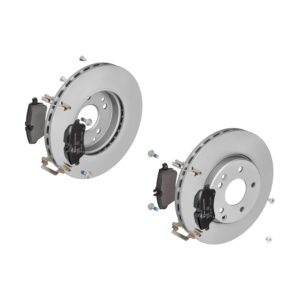 ATE Bremsesæt, skivebremser 142021740 foraksel ventileret 288mm 25mm for MERCEDES-BENZ CHRYSLER