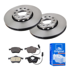 ATE Bremsesæt, skivebremser 142021746 foraksel ventileret 288mm 25mm for VAG SEAT SKODA