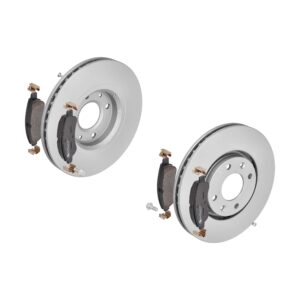 ATE Bremsesæt, skivebremser 142021750 foraksel ventileret 283mm 26mm for PEUGEOT CITROËN VAUXHALL OPEL