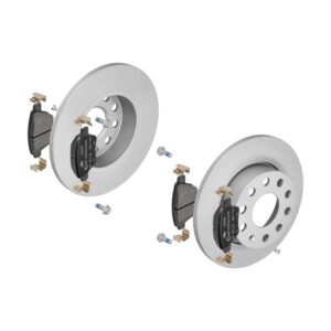 ATE Bremsesæt, skivebremser 142021765 bagaksel fuld 256mm 12mm for SEAT VAG SKODA