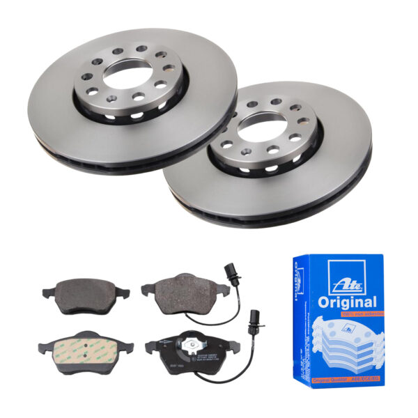 ATE Bremsesæt, skivebremser 142021770 foraksel ventileret 288mm 25mm for VAG SEAT SKODA