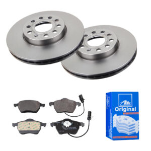 ATE Bremsesæt, skivebremser 142021776 foraksel ventileret 288mm 25mm for VAG SEAT SKODA