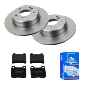 ATE Bremsesæt, skivebremser 142021786 bagaksel fuld 278mm 9mm for MERCEDES-BENZ CHRYSLER