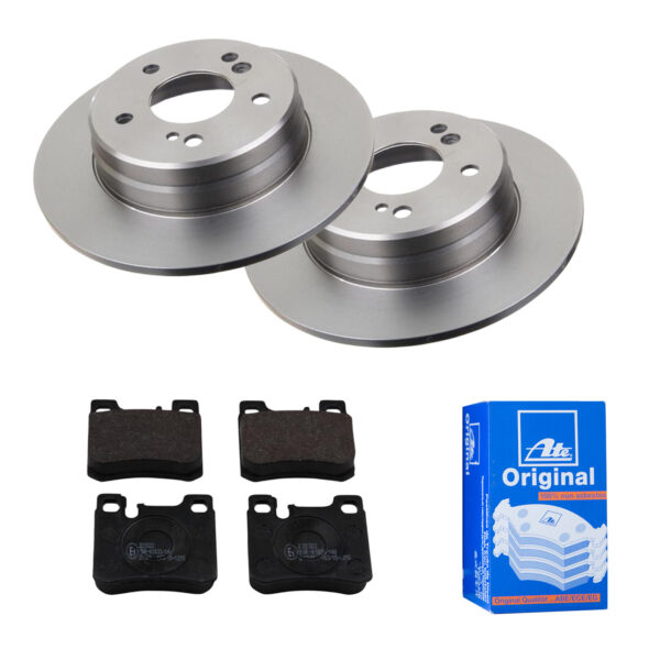 ATE Bremsesæt, skivebremser 142021788 bagaksel fuld 278mm 9mm for MERCEDES-BENZ CHRYSLER