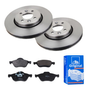 ATE Bremsesæt, skivebremser 142021815 foraksel ventileret 280mm 24mm for RENAULT
