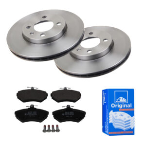 ATE Bremsesæt, skivebremser 142021820 foraksel ventileret 256mm 20mm for SEAT VAG