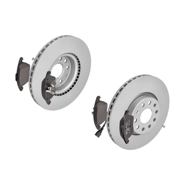 ATE Bremsesæt, skivebremser 142021828 foraksel ventileret 312mm 25mm for SEAT VAG SKODA