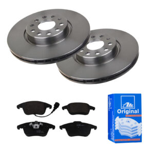 ATE Bremsesæt, skivebremser 142021830 foraksel ventileret 312mm 25mm for VAG SEAT SKODA