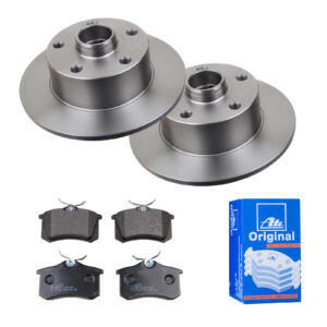 ATE Bremsesæt, skivebremser 142021842 bagaksel fuld 245mm 10mm for PEUGEOT CITROËN SKODA VAG