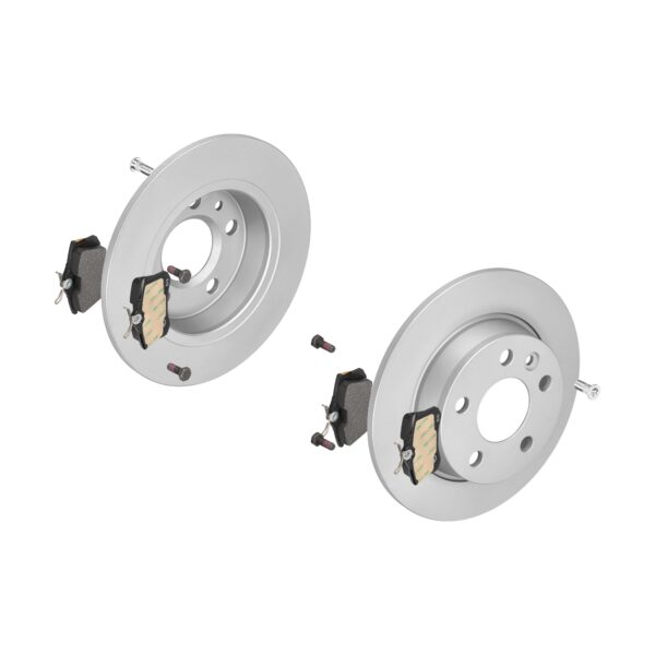ATE Bremsesæt, skivebremser 142021844 bagaksel fuld 268mm 10mm for PEUGEOT CITROËN FORD SEAT VAG FIAT