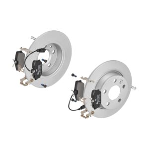 ATE Bremsesæt, skivebremser 142021845 bagaksel fuld 268mm 10mm for FORD SEAT VAG