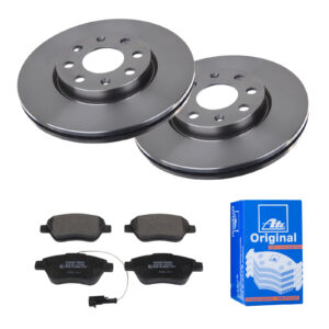 ATE Bremsesæt, skivebremser 142021848 foraksel ventileret 257mm 22mm for VAUXHALL FIAT OPEL
