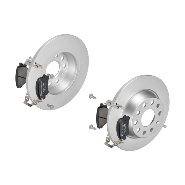 ATE Bremsesæt, skivebremser 142021854 bagaksel fuld 282mm 12mm for VAG SEAT SKODA