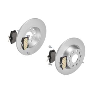 ATE Bremsesæt, skivebremser 142021856 bagaksel fuld 282mm 12mm for PEUGEOT CITROËN SEAT VAG SKODA
