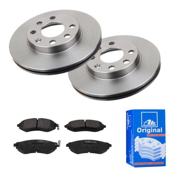 ATE Bremsesæt, skivebremser 142021871 foraksel ventileret 236mm 20mm for OPEL CHEVROLET DAEWOO